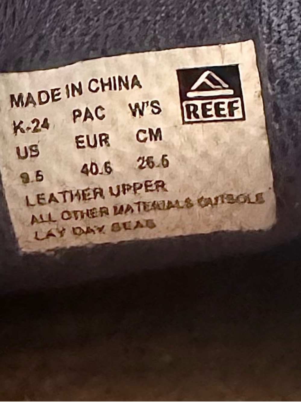 Reef Lay Day Seas Lace-Up Sneakers, Ivory/Navy, NWT, Women’s Multiple Sizes - Picture 15 of 16